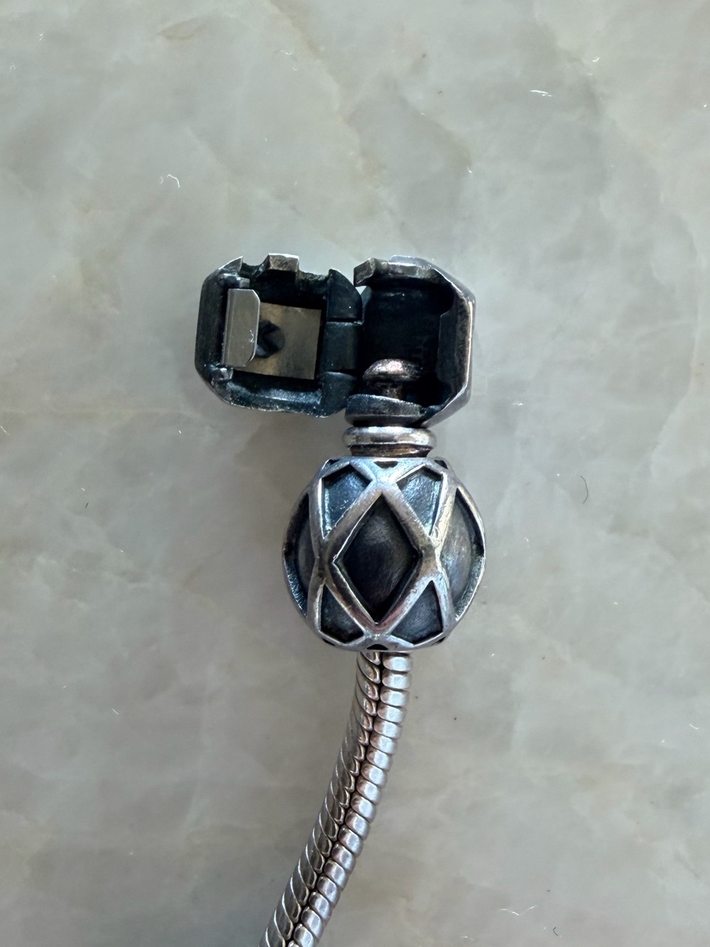 Pandora Sterling Silver Charm Bracelet with 11 Charms - Picture 6 of 7